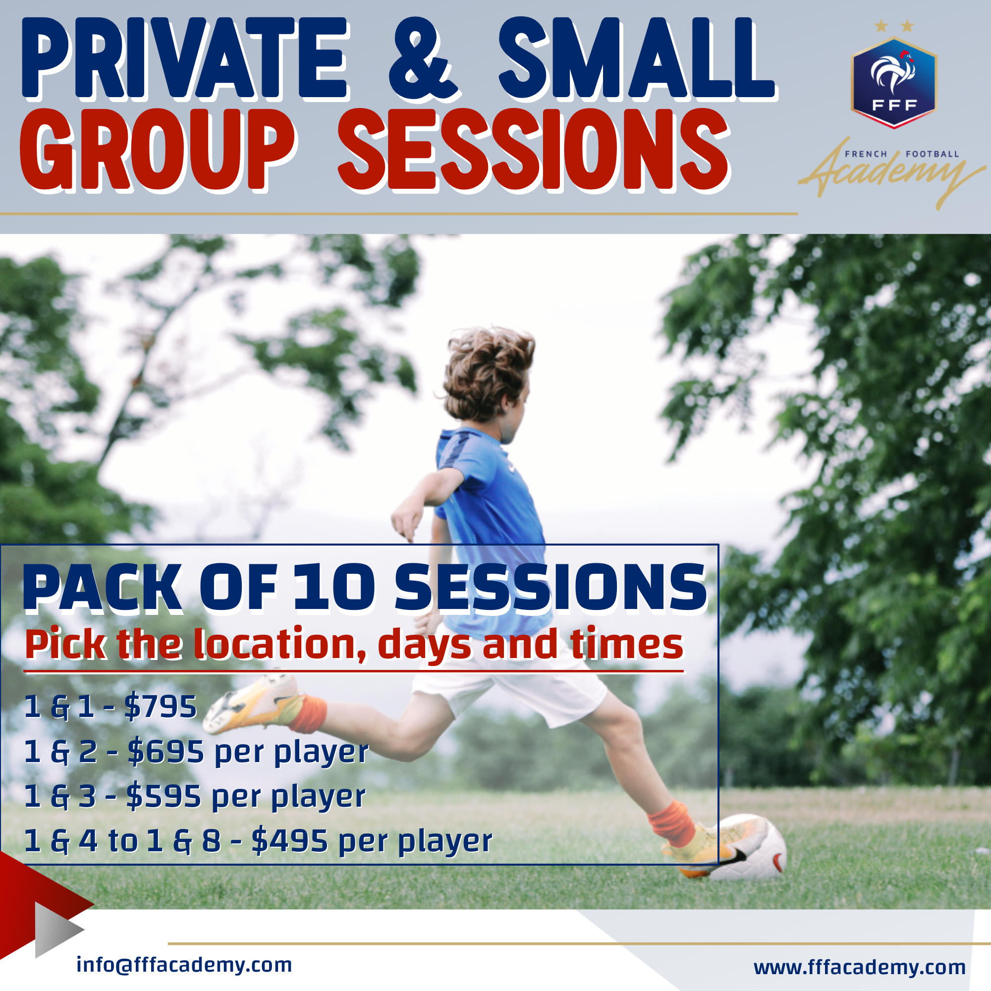 FFA - Private & Small group sessions