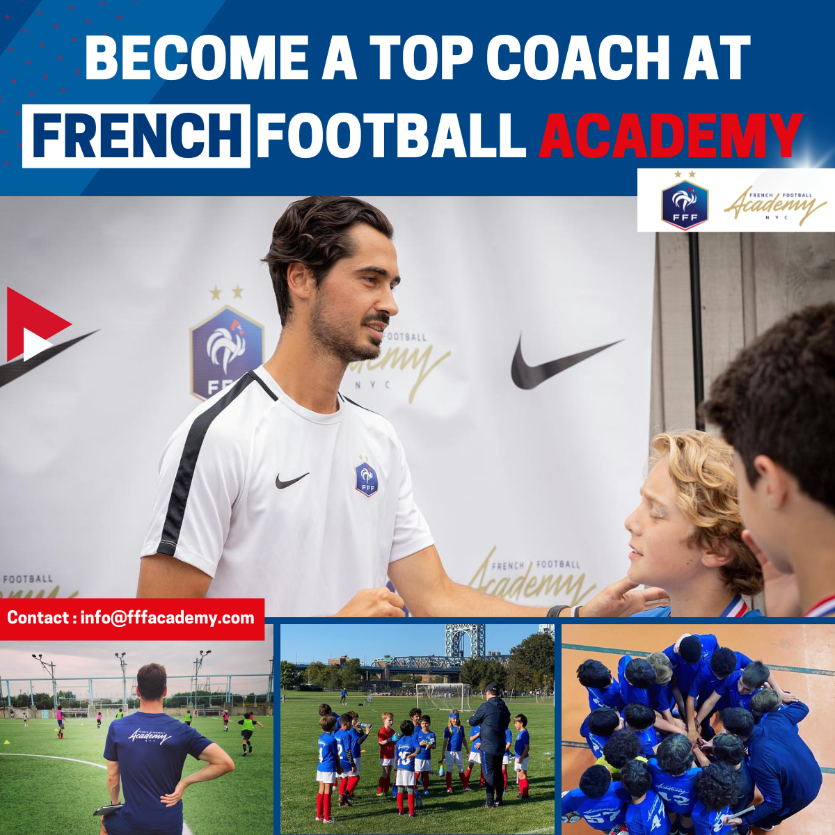 BECOME A TOP COACH AT FRENCH FOOTBALL ACADEMY